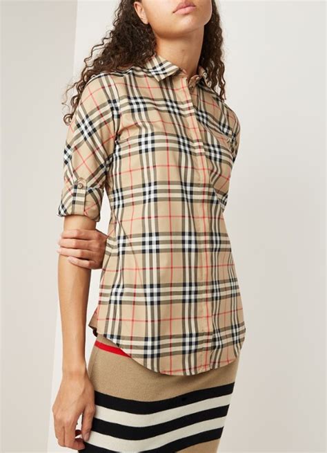 burberry blouse bijenkorf|Burberry blouses & tunieken koop je online bij de Bijenkorf.